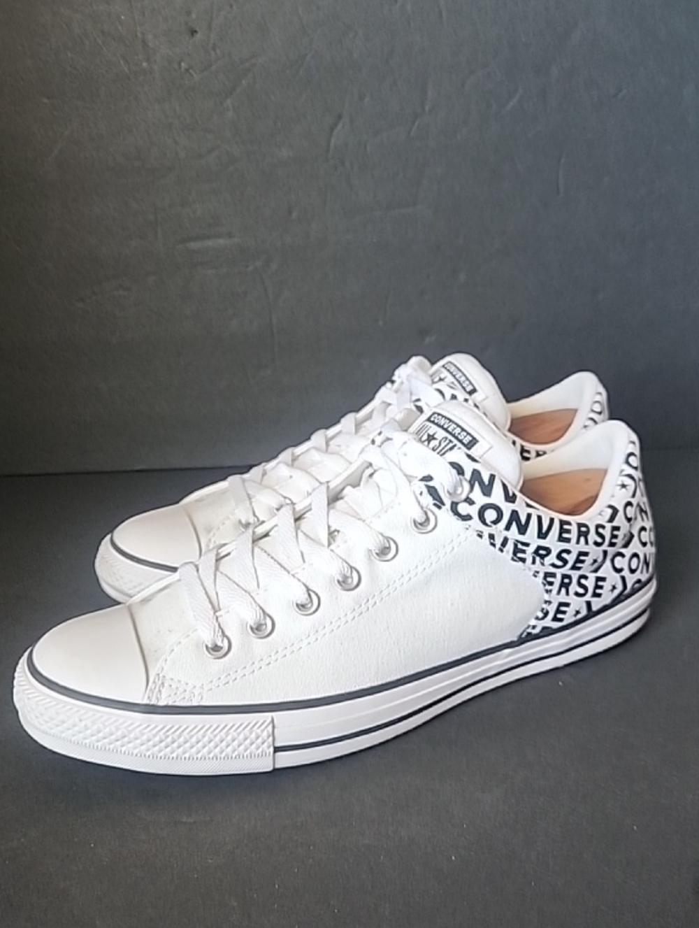 Converse Chuck Taylor Star Ox Woodmark Low Top CTAS White Sneakers Mens 12